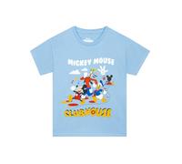 Disney Tshirt Short Sleeve, Mickey Mouse Clubhouse Boys T Shirts, Donald Duck and Goofy Boys Clothes, Blue 3-4 Years