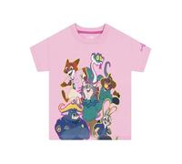 Disney Tshirt, Zootropolis Girls T Shirt, Cotton Kids Clothing, Short Sleeve Girls' T-Shirts, Pink 10-11 Years