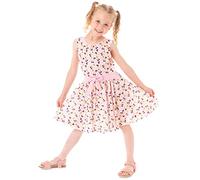 Disney Tsum Tsum Dress for Girls | Kids Teens Plush Collectibles Summer Skater Dress Up Outfit | Sleeveless Pink Animated Characters 4-5 Years