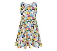 Disney Tsum Tsum Girl's Skater Dress 13-14 Years Multicoloured