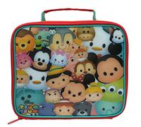 Disney Tsum Rectangular Lunch Bag, Fabric, Multi-Colour, 23 x 8 x 19.5 cm