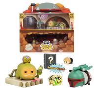 Disney Tsum Tsum Star Wars Jabba’s Palace Deluxe Theme Set, Figures Stand 7 cm Tall & Stackable, Includes Luke, Gamorrean Guard, Han Solo, C-3PO, & More, for Kids Ages 6+
