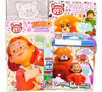 Disney Turning Red Coloring Book Set - Bundle of 3 Disney Activity Books Including Mess-Free Coloring Tracing Pages More | Turning Red Activities