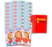 Disney Turning Red Mini Party Favors Set for Kids - Bundle with 24 Mini Turning Red Grab n Go Play Packs with Coloring Pages Stickers and More (Turn