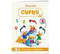 Disney Uczy Miki Ćwiczenia z naklejkami Cyfry
