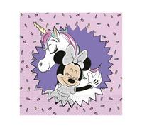 Disney Unicorn Minnie Mouse Napkins (Pack Of 20) Multicoloured (One Size)