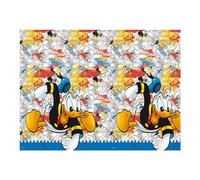 Unique Party 71284 - Plastic Disney Donald Duck Tablecloth, 1.8m x 1.2m