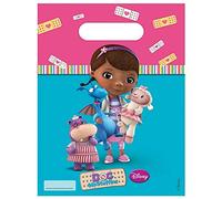 Disney Unique Party 71529 Doc McStuffins Party Bags, Pack of 6