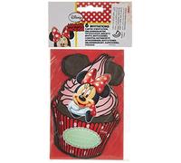 Unique Party 71801 - Café Disney Minnie Mouse Party Invitations, Pack of 6