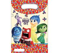 Disney Unique Party 72214 Inside Out Party Bags, Pack of 6