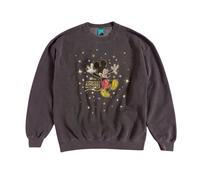 Disney Unisex Adult Celestial Mickey Mouse Vintage Wash / M Charcoal TT544