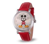 Disney Unisex-Adults Analog Quartz Watch with Faux Leather Strap W002758