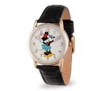 Disney Unisex-Adults Analog Quartz Watch with Faux Leather Strap W002769