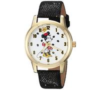 Disney Unisex-Adults Analog Quartz Watch with Faux Leather Strap WDS000262