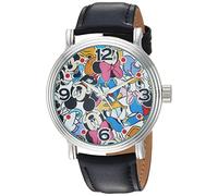 DISNEY Unisex-Adults Analog Quartz Watch with Faux Leather Strap WDS000343