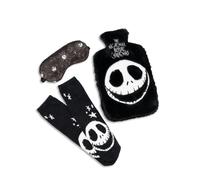 Disney Unisex Black NMBC Hot Water Bottle With Eye Mask and Socks (One Size)