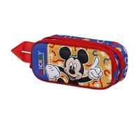 Disney Unisex Kids 05660 3D Double Pencil Case Oh Boy, Red, One Size