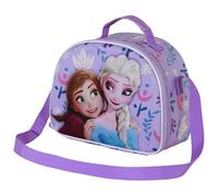 Disney Unisex Kid's 3D Lunch Bag, Lilac Frozen 2