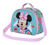 Disney Unisex Kid's 3D Lunch Bag, Turquoise Minnie Mouse