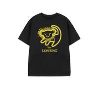 Disney Unisex Kids Black Lion King Kids Short Sleeved T-Shirt - 9-10 Years