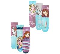 Disney Unisex Kids Blue Frozen Calf Socks Set of 3 - 12.5-3.5 UK Child