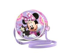 Disney Unisex Kid's Mini Bag 18.5 x 18.5 cm Round Crossbody, Minnie Mouse Lilac, One Size