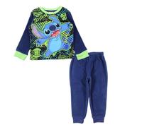 Disney Unisex Kid's Polaire et Garcon Lilo and Stitch Boys' Fleece Pyjamas, Marine, 2 Years (Pack of 2)