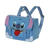 Disney Lilo and Stitch Tongue-Satchel Shoulder Bag-Backpack, Blue, 27 x 19 cm