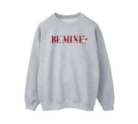 Disney Women's Valentine Be Mine Daisy Duck Sweatshirt in Grey | Size: 5XL Disney Grey 5XL