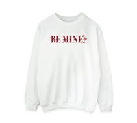 Disney Women's Valentine Be Mine Daisy Duck Sweatshirt in White | Size: Small Disney White S
