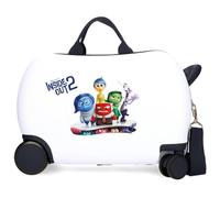 Disney Valise cabine Inside Out 2 Couleurs differentes ABS rigide Fermeture à Combinaison latérale 4 roues Doubles Bagage à Main. by Joumma Sacs., White, One Size, Children's Suitcase 45