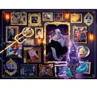 Ravensburger 12000039 - Villainous: Ursula - 1000 pieces jigsaw puzzle - Puzzle for adults and kids age 14 years up, disney jigsaw, disney gifts