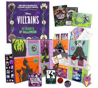 Disney Villains Advent Calendar Countdown to Halloween - 13 Day Frights of Halloween Calendar 2025 Bundle with Stickers, Trinkets, Prizes, More | Disney Villains Holiday Gift Set for Kids, Adults