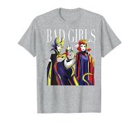 Disney Villains Bad Girls Artistic Group Portrait T-Shirt, Men, Heather Grey, 5X-Large