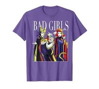 Disney Villains Bad Girls Artistic Group Portrait T-Shirt, Men, Purple Heather, 3X-Large