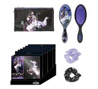 CERDÁ LIFE'S LITTLE MOMENTS -Disney Villain Beauty Set - Black - Complete Set - Includes Hairbrush, 2 Hair Pigtails and Pouch - Original Product