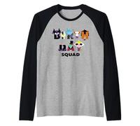 Disney Villains "Birthday Squad" Big Character Letters Raglan Baseball Tee