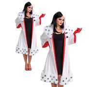 Disney Villains Cruella De Ville Classic Costume Ladies Outfit
