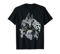 Disney Villains Faded Head Mashup T-Shirt
