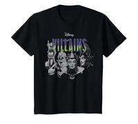 Disney Villains Group Shot Black And White T-Shirt, Youth, Black, 2T
