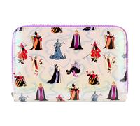 Disney Villains Iridescent Zip Around Wallet