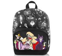 Disney Villains Mini Backpack for Women - 10” Canvas Disney Villains Backpack with Front Pocket Plus Bookmark | Disney Villains Backpack Purse Bundle, Disney Villains Backpack Purse, Disney Villains