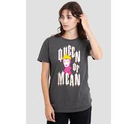 Villains Queen Of Mean T Shirt, Charcoal Disney Charcoal S