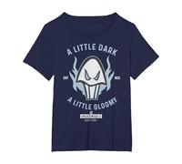 Disney Villains The Underworld A Little Dark A Little Gloomy T-Shirt, Women's Plus, Navy Blue, 2X