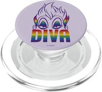 Disney Villains Ursula Diva Rainbow Logo PopSockets PopGrip for MagSafe