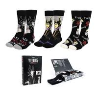 Disney Villains Ursula, Evil Queen, Maleficent Socks multicolour one size