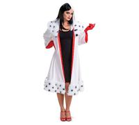 Disney Villian Costume Ladies Girls Ursula Cruella Fancy Dress Outfit Fairytale