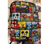 Disney Vintage Mickey Mouse Large 16" Back Pack Carry Travel Bag Book Tote Bag