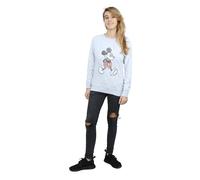 Disney Walking Mickey Mouse Heather Sweatshirt In Grey Grey L
