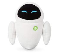 Disney Wall-E Eve Plush Small Bean Bag Soft Toy Inspired by Pixar with Vegetation Logo